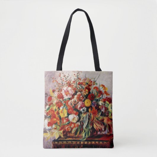 Renoir - mandje bloemen tote bag (Voorkant)