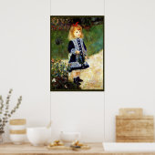 Renoir - Meisje met een gietkan Poster (Keuken)