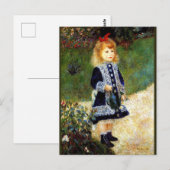 Renoir - Meisje met een waterblik, Briefkaart (Voorkant / Achterkant)