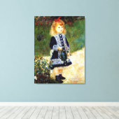 Renoir - Meisje met een waterblik, Canvas Afdruk (Insitu (Houten vloer))