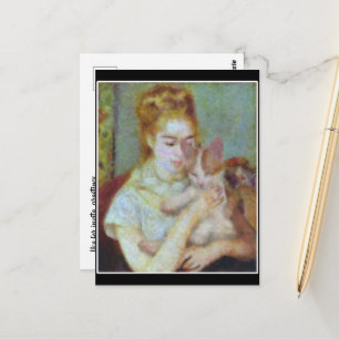 Renoir Meisje Met Kat Briefkaart