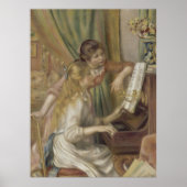 Renoir - Meisjes aan de piano Fine Art Poster (Voorkant)