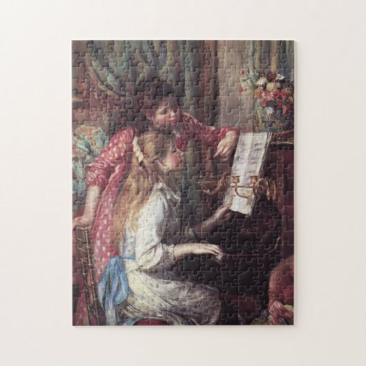 Renoir: Meisjes aan de Piano Legpuzzel (Verticaal)