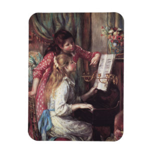 Renoir: Meisjes aan de Piano Magneet
