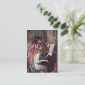 Renoir: Meisjes aan de Piano Visitekaartje (Staand voorkant)