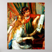 Renoir - Meisjes bij de Piano Poster (Voorkant)