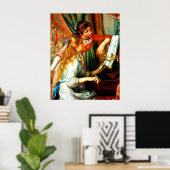 Renoir - Meisjes bij de Piano Poster (Thuiskantoor)