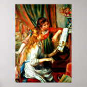 Renoir - Meisjes bij de Piano Poster (Voorkant)
