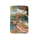 Renoir Meisjes bij het Piano Impressionisme Schild Badmat (Voorkant Verticaal)