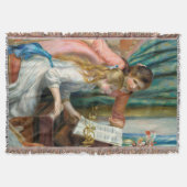 Renoir Meisjes bij het Piano Impressionisme Schild Deken (Voorkant)
