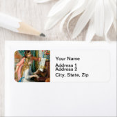 Renoir Meisjes bij het Piano Impressionisme Schild Etiket (Insitu)