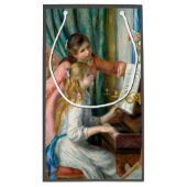 Renoir Meisjes bij het Piano Impressionisme Schild Klein Cadeauzakje (Achterkant)