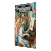 Renoir Meisjes bij het Piano Impressionisme Schild Mini Klembord (Angled2)