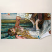 Renoir Meisjes bij het Piano Impressionisme Schild Strandlaken (Voorkant)