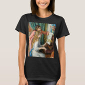 Renoir Meisjes bij het Piano Impressionisme Schild T-shirt (Voorkant)