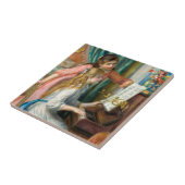 Renoir Meisjes bij het Piano Impressionisme Schild Tegeltje (Zijkant)