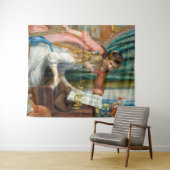 Renoir Meisjes bij het Piano Impressionisme Schild Wandkleed (In Situ (horizontaal))