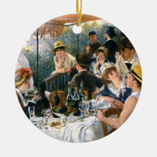 Renoir, "Middagmaal van de Partij van het Roeien" Keramisch Ornament