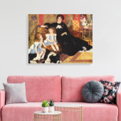 Renoir Mme Charpentier en haar kinderen Canvas Afdruk (Insitu (Woonkamer))