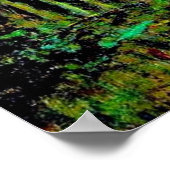 Renoir - Monet Painting in zijn tuin Poster (Hoek)