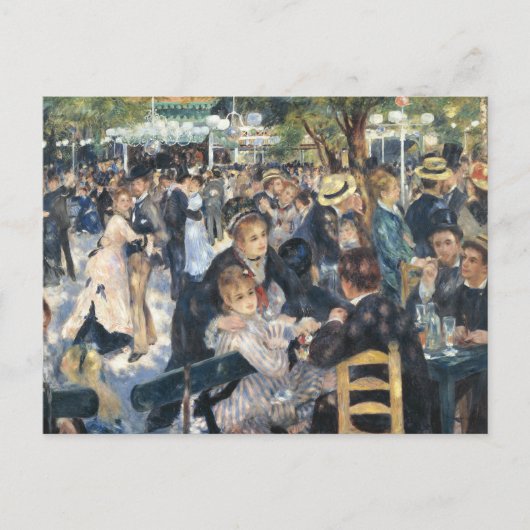 Renoir Moulin Dance Galette Party Briefkaart (Voorkant)