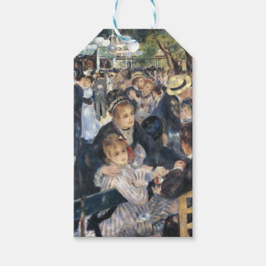 Renoir Moulin Dance Galette Party Cadeaulabel (Voorkant)
