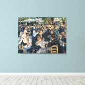 Renoir Moulin Dance Galette Party Canvas Afdruk (Insitu (Houten vloer))