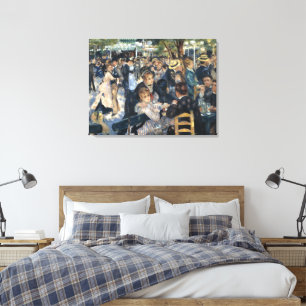 Renoir Moulin Dance Galette Party Canvas Afdruk