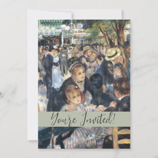 Renoir Moulin Dance Galette Party Kaart (Voorkant)
