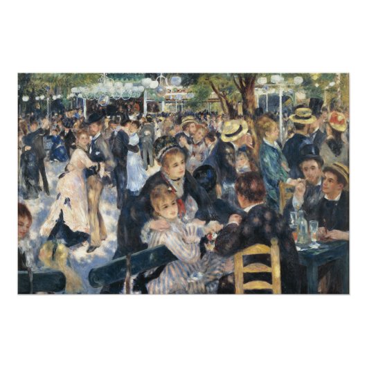 Renoir Moulin Dance Galette Party Perfect Poster (Voorkant)