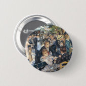 Renoir Moulin Dance Galette Party Ronde Button 5,7 Cm (Voorkant /achterkant)