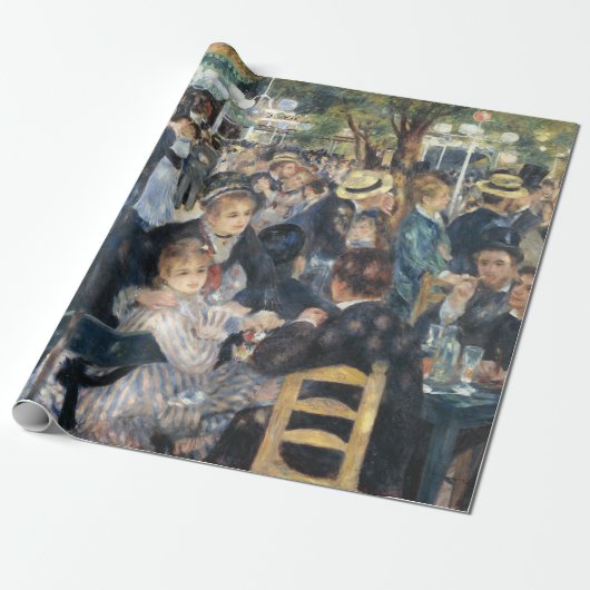 Renoir Moulin Dansfeest Galette Feest Cadeaupapier (Uitgerold)