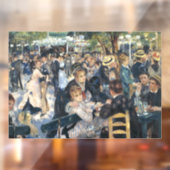 Renoir Moulin Dansfeest Galette Feest Raamsticker (Vel 2)