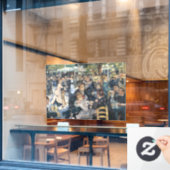 Renoir Moulin Dansfeest Galette Feest Raamsticker (Cafe Raam)