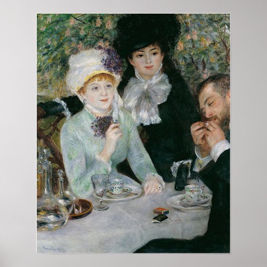 Renoir - na de lunch poster (Voorkant)