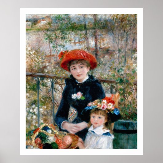 Renoir - Op de Terrace Poster (Voorkant)