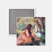 Renoir: Op het weiland Magneet (Voorkant / Achterkant)