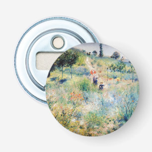 Renoir - Pad die door hoog gras leidt Button Flesopener