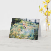Renoir - Pad die door hoog gras leidt Kaart (Gele Bloem)