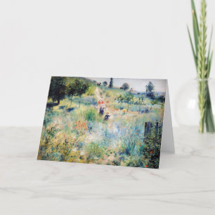Renoir - Pad die door hoog gras leidt Kaart