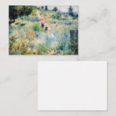 Renoir - Pad die door hoog gras leidt Notitiekaartje (Voorkant / Achterkant)