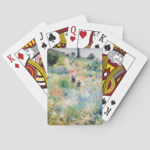 Renoir - Pad die door hoog gras leidt Pokerkaarten
