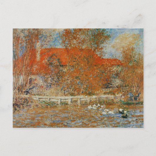 Renoir Painting Briefkaart (Voorkant)