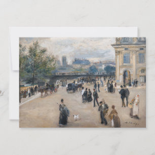Renoir - Parijs, Institut aan de Quai Malaquais Bedankkaart