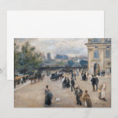 Renoir - Parijs, Institut au Quai Malaquais Bedankkaart (Voorkant / Achterkant)
