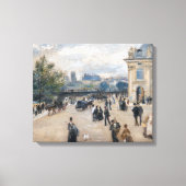 Renoir - Parijs, Institut au Quai Malaquais Canvas Afdruk (Voorkant)