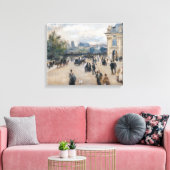 Renoir - Parijs, Institut au Quai Malaquais Canvas Afdruk (Insitu (Woonkamer))