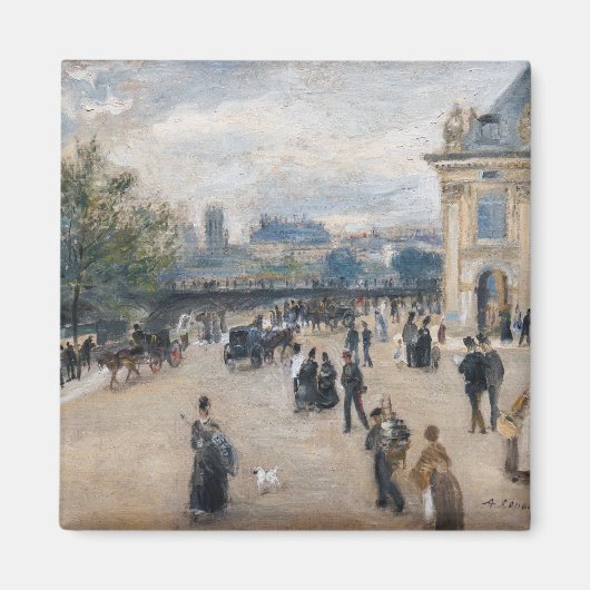 Renoir - Parijs, Institut au Quai Malaquais Magneet (Voorkant)
