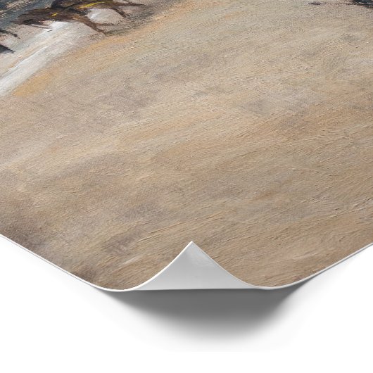 Renoir - Parijs, Institut au Quai Malaquais Poster (Hoek)