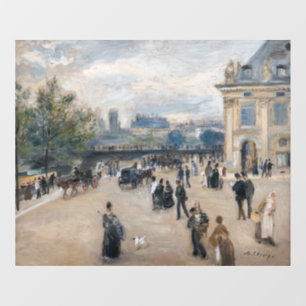 Renoir - Parijs, Institut au Quai Malaquais Raamsticker
